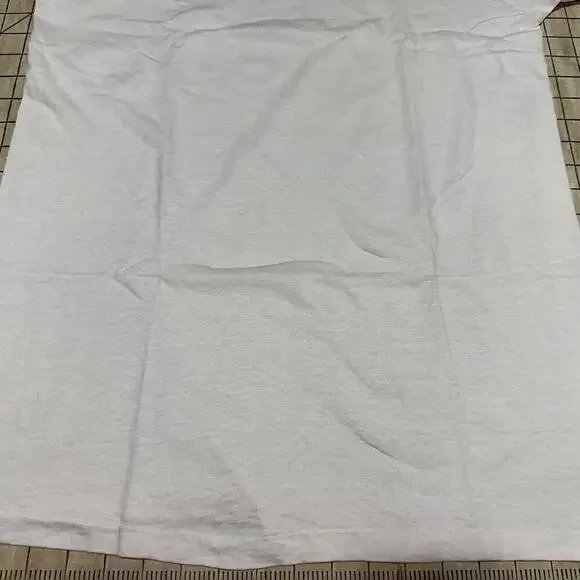 VTG 50s 60s USS RANGER US Navy WW2 Velva Sheen USA Sailor Ringer T Shirt Large